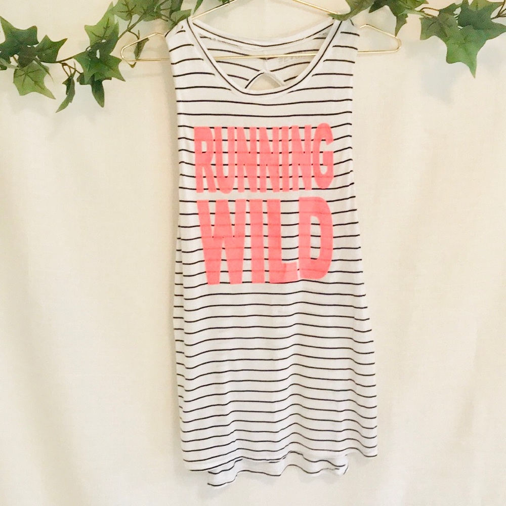 Running top size L with open back